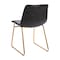 Flash Furniture 2 Pk 18 Inch Dark Gray LeatherSoft Dining Chairs ET-ER18345-18-GY-GG - alternate 6